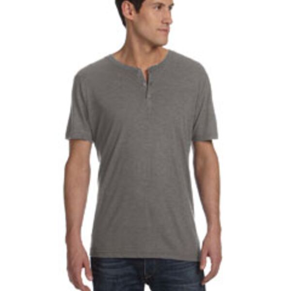 Men's Triblend Short-Sleeve Henley Thumbnail