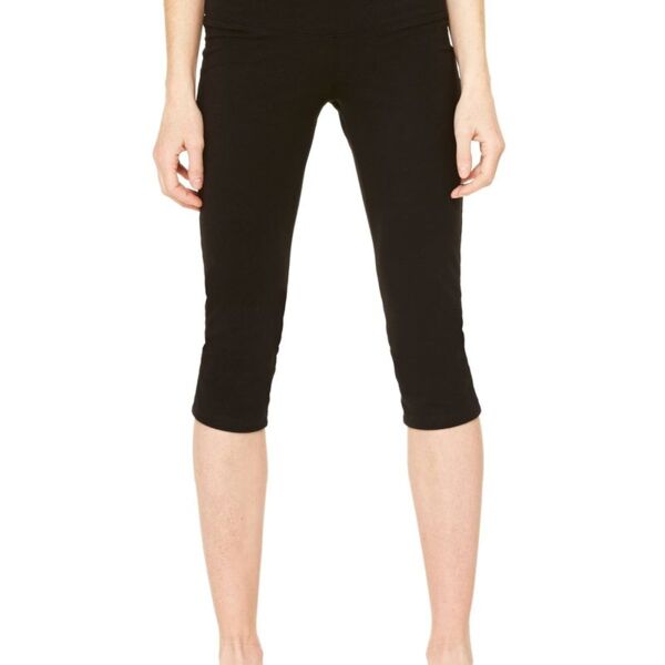 Women's Cotton Spandex Capri Fit Leggings Thumbnail