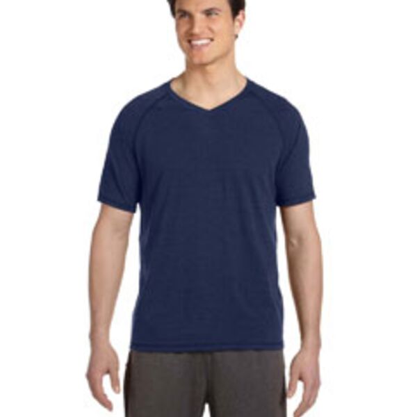 Men's Performance Triblend Short-Sleeve V-Neck T-Shirt Thumbnail