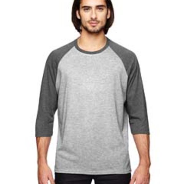 Adult Triblend 3/4-Sleeve Raglan T-Shirt Thumbnail