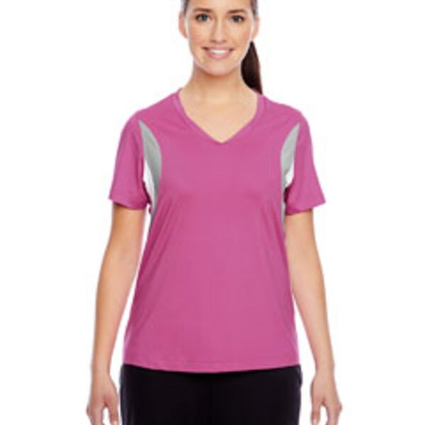 Ladies' Short-Sleeve Athletic V-Neck Tournament Jersey Thumbnail