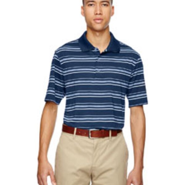 Men's puremotion® Textured Stripe Polo Thumbnail