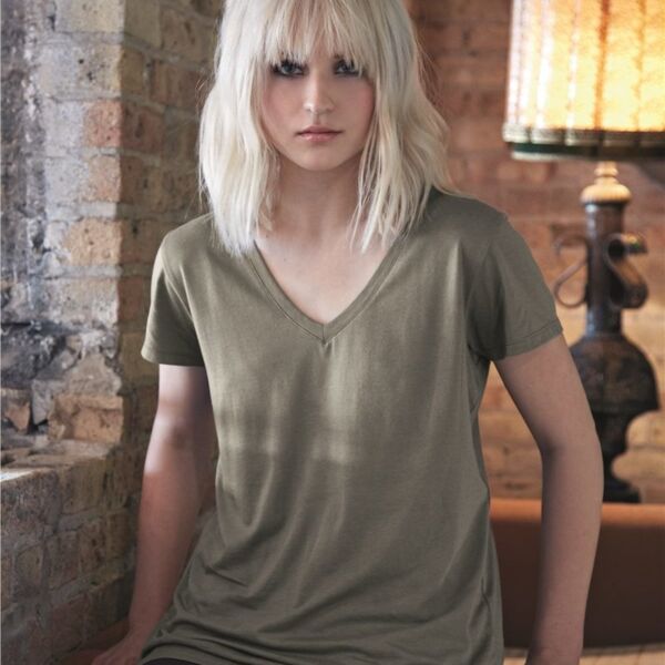 Women's Cotton Modal Everyday V-Neck T-Shirt Thumbnail