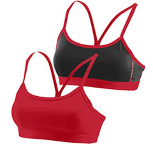 Ladies Wicking Poly/Span Reversible Bra Thumbnail