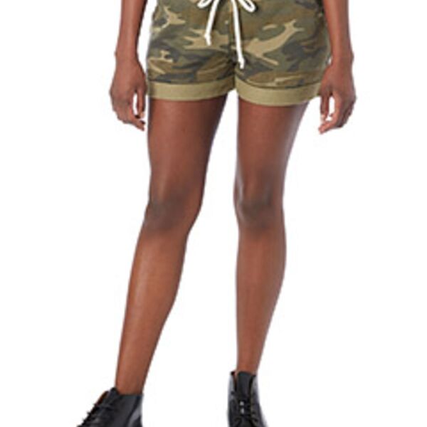 Ladies' Lounge Burnout French Terry Shorts Thumbnail
